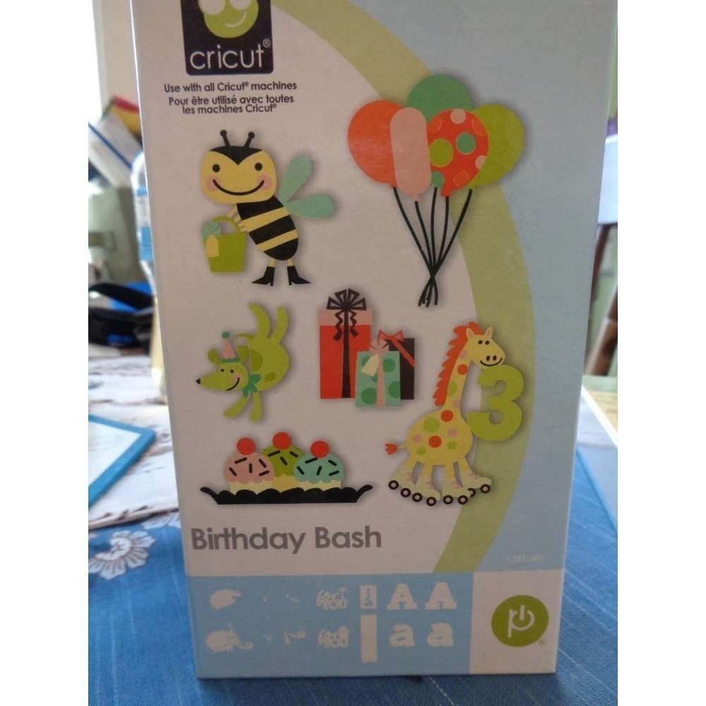Cricut Die Cut Cartridge BIRTHDAY BASH Scrapbooking